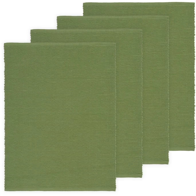 Billig 👏 Linum UNI Tischset - 4er Set - 35x46 Cm - Moss Green A18 🔔 3 Billig 👏 Linum UNI Tischset - 4er Set - 35x46 Cm - Moss Green A18 🔔