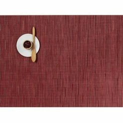 Blitzangebot 🌟 Chilewich Bamboo Platzset 4er-Set - 4 Stück à 36x48 Cm - Cranberry 👍
