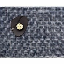 Brandneu 🔔 Chilewich Basketweave Platzset 4er-Set - 4 Stück à 36x48 Cm - Denim 🛒