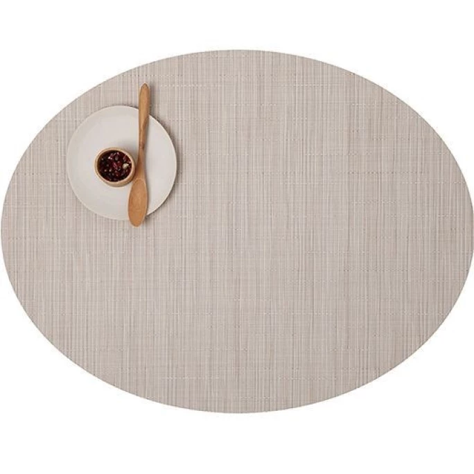 Billig 🤩 Chilewich Bamboo Oval Platzset 4er-Set - 4 Stück à 36x49 Cm - Chino 🌟 3 Billig 🤩 Chilewich Bamboo Oval Platzset 4er-Set - 4 Stück à 36x49 Cm - Chino 🌟