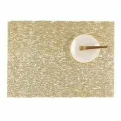 Aktion 💯 Chilewich Metallic Lace Platzset 4er-Set - 4 Stück à 36x48 Cm - Gold 🧨