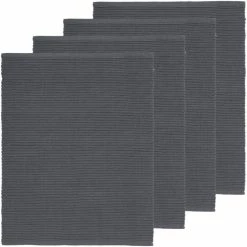 Besorgen ✨ Linum UNI Tischset - 4er Set - 35x46 Cm - Granite Grey G19 👏