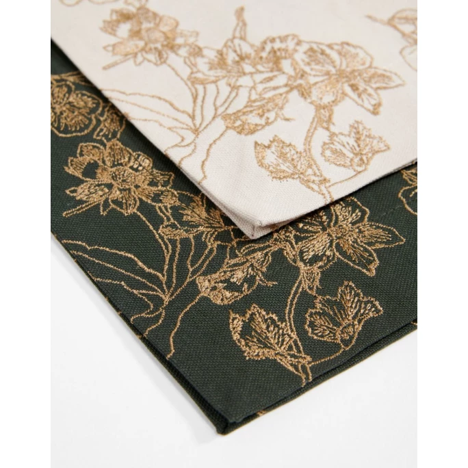 Rabatt ⭐ ESSENZA HOME Essenza Masterpiece Platzsets Im 4er-Set - 35x50 Cm - Dark Green ❤️ 6 Rabatt ⭐ ESSENZA HOME Essenza Masterpiece Platzsets Im 4er-Set - 35x50 Cm - Dark Green ❤️ – Bild 4