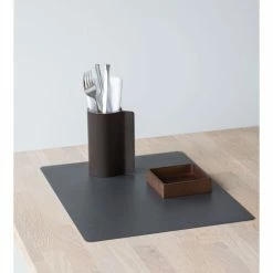 Bestpreis 🎁 Lind DNA SQUARE Serene Tischset - 4er Set - 4er Set - Größe L 35x45 Cm - Anthracite 😍 -Lind DNA Shop unnamed file 778