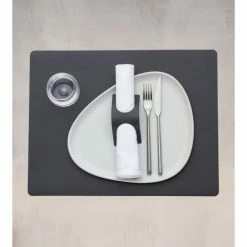 Bestpreis 🎁 Lind DNA SQUARE Serene Tischset - 4er Set - 4er Set - Größe L 35x45 Cm - Anthracite 😍 -Lind DNA Shop unnamed file 779