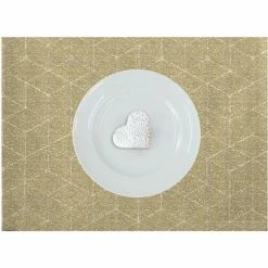 Brandneu 🔔 Apelt 🎄 Christmas Glam 4705 Tisch-Set - 35x48 Cm - Goldfarben 👍