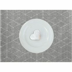 Aktion ⭐ Apelt 🎅 Christmas Glam 4705 Tisch-Set - 35x48 Cm - Grau/silberfarben 🥰