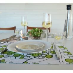 Angebote 👍 Born In Sweden Doublesided Tischset Countryside/City - 35x45 Cm - Hellgrau/rot 😀 -Lind DNA Shop unnamed file 830