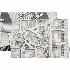 Coupon 🤩 Born In Sweden Doublesided Tischset Archipilago/Forest - 35x45 Cm - Grün/weiß-blau/hellgrau 🛒