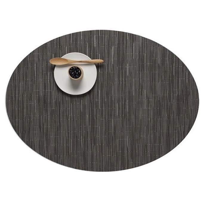 Rabatt 👏 Chilewich Bamboo Oval Platzset 4er-Set - 4 Stück à 36x49 Cm - Grey Flannel 🥰 3 Rabatt 👏 Chilewich Bamboo Oval Platzset 4er-Set - 4 Stück à 36x49 Cm - Grey Flannel 🥰