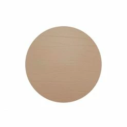 Budget 🧨 Daff Leatherixx Dumbo Tischset Rund - Ø 33 Cm - Taupe ✔️