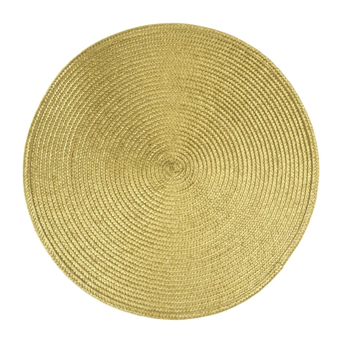 Billig 🧨 Pad DINING Tischset 6er-Set - 6 Stück à Ø 38 Cm - Gold 😉 3 Billig 🧨 Pad DINING Tischset 6er-Set - 6 Stück à Ø 38 Cm - Gold 😉