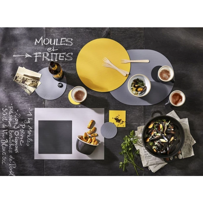 Coupon 🥰 Daff Leatherixx Dumbo Tisch-Set - Ø 33 Cm - Delfino 🧨 5 Coupon 🥰 Daff Leatherixx Dumbo Tisch-Set - Ø 33 Cm - Delfino 🧨 – Bild 3