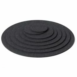 Besorgen 🎁 HEY-SIGN Topf-Untersetzer Aus Natur-Filz - Ø 35 Cm - Graphit 🔥