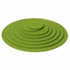 Rabatt ✨ HEY-SIGN Topf-Untersetzer Aus Natur-Filz - Ø 35 Cm - Maigrün 🎉