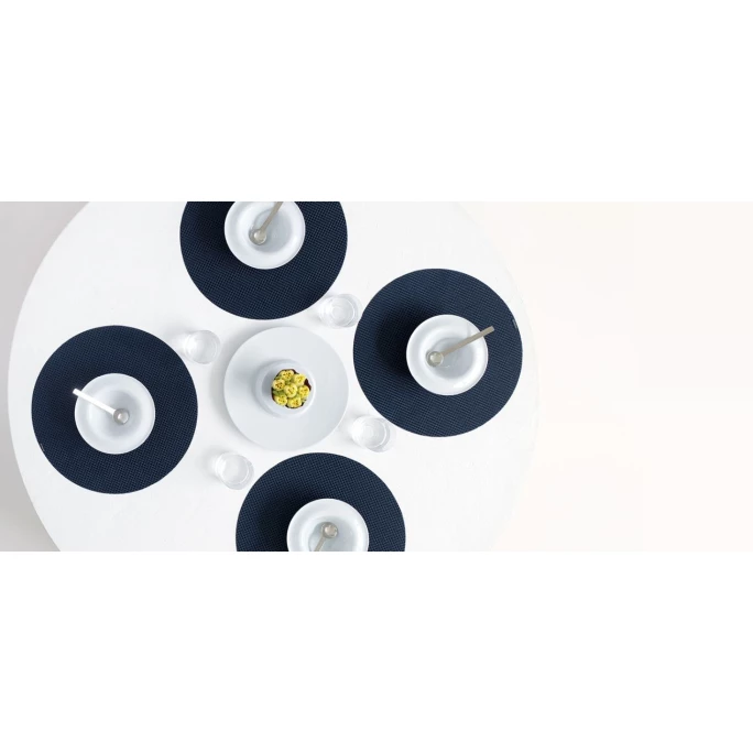 Budget 🛒 Chilewich Basketweave Rund Platzset 4er-Set - 4 Stück à Ø 38 Cm - Khaki 🎁 4 Budget 🛒 Chilewich Basketweave Rund Platzset 4er-Set - 4 Stück à Ø 38 Cm - Khaki 🎁 – Bild 2