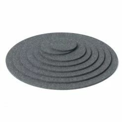 Coupon 💯 HEY-SIGN Topf-Untersetzer Aus Natur-Filz - Ø 35 Cm - Anthrazit 😀