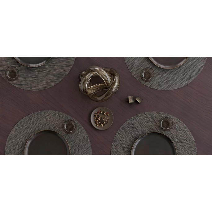 Coupon ???? Chilewich Bamboo Rund Platzset 4er-Set - 4 Stück à Ø 38 Cm - Chocolate ???? 6 Coupon ???? Chilewich Bamboo Rund Platzset 4er-Set - 4 Stück à Ø 38 Cm - Chocolate ???? – Bild 4